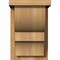 Ekena Millwork Ridgewood Rough Sawn Corbel w/Backplate, Western Red Cedar, 8"W x 8"D x 12"H COR08X08X12RID01RWR - alternate 3